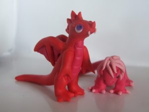 playdough dinosaur - it sucks to grow up
